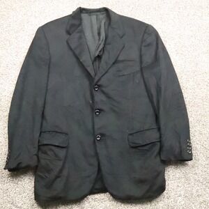 Oxford Clothes Blazer Mens 40r Black Pure Cashmere Classic Business‎ Formal Coat